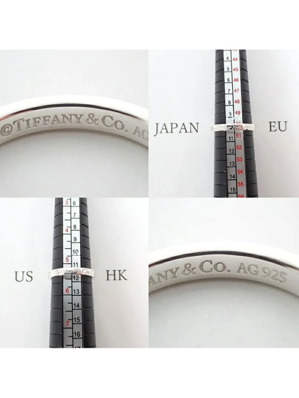 Tiffany & Co 925 Notes Narrow Ring